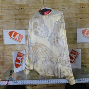 Salvatore Ferragamo Silk Casual Top with Scarf